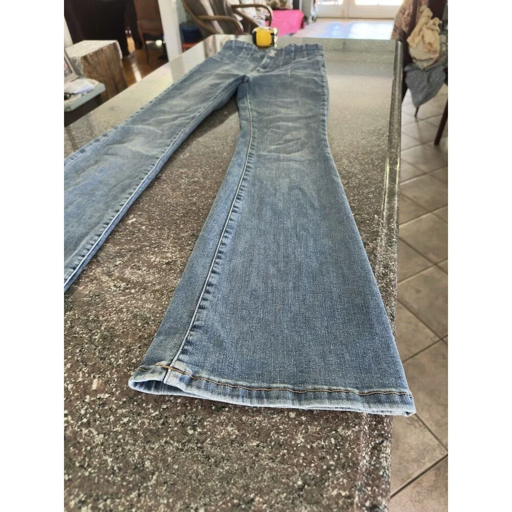 Free People We The Free BluebHigh Waisted Flare Bootcut Denim Jeans Size 28